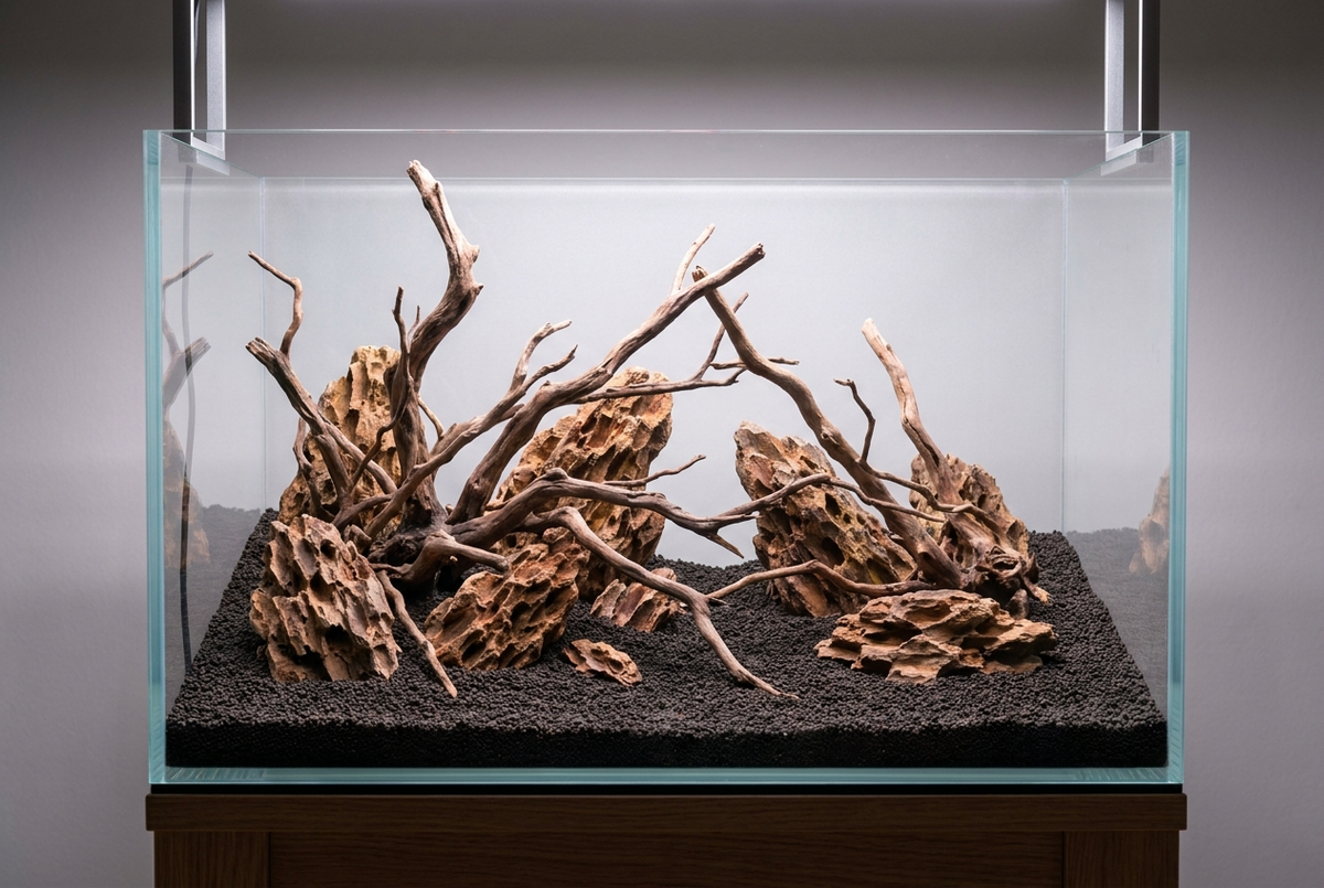 Driftwood, Rocks and Hardscape: How to Build a Natural-Looking Layout