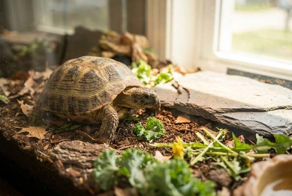 How to Set Up a Tortoise Enclosure Indoors and Outdoors