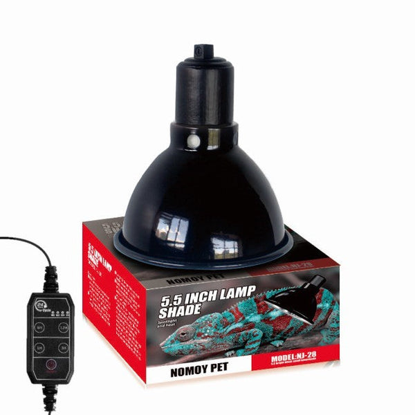 Reptile 5.5 Inch Bright Black Small Lamp Shade