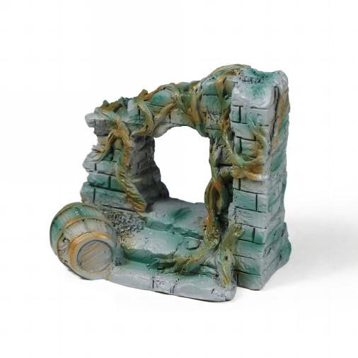 Reptile Ancient Building Resin Ornament