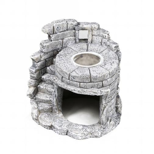 Reptile Ancient Building Resin Shelter (III)
