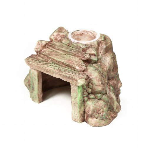Reptile Ancient Building Resin Shelter (IV)