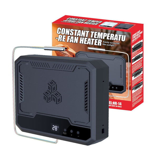Terrarium Fan Heater (Compact, Thermostatic)
